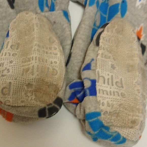 🩷CHILD OF MINE Footie one piece pajamas. Set of 2 for 12M - Picture 6 of 6